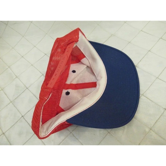 Super Bowl XXII 1988 Vintage Red Blue San Diego Snapback Trucker Hat Cap Mesh - Picture 4 of 7